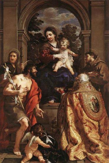 Pietro da Cortona Madonna and Saints Germany oil painting art